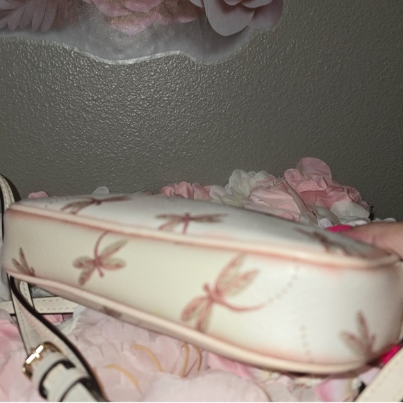 Coach Double Zip Dragonfly Print Crossbody EUC - Picture 4 of 6